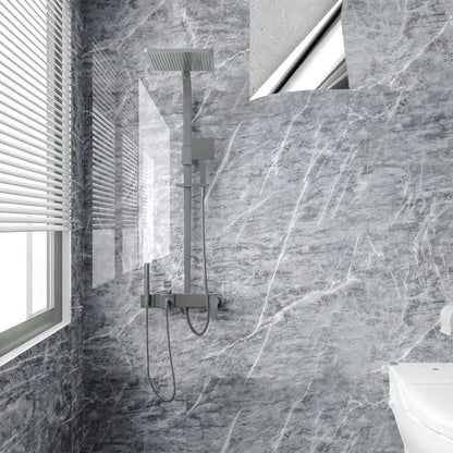 Foil Marble Self Adhesive Waterproof Wallpaper for Bathroom Wall Deocr Kitchen Oil Peoof High Temperature Resistance Stickers