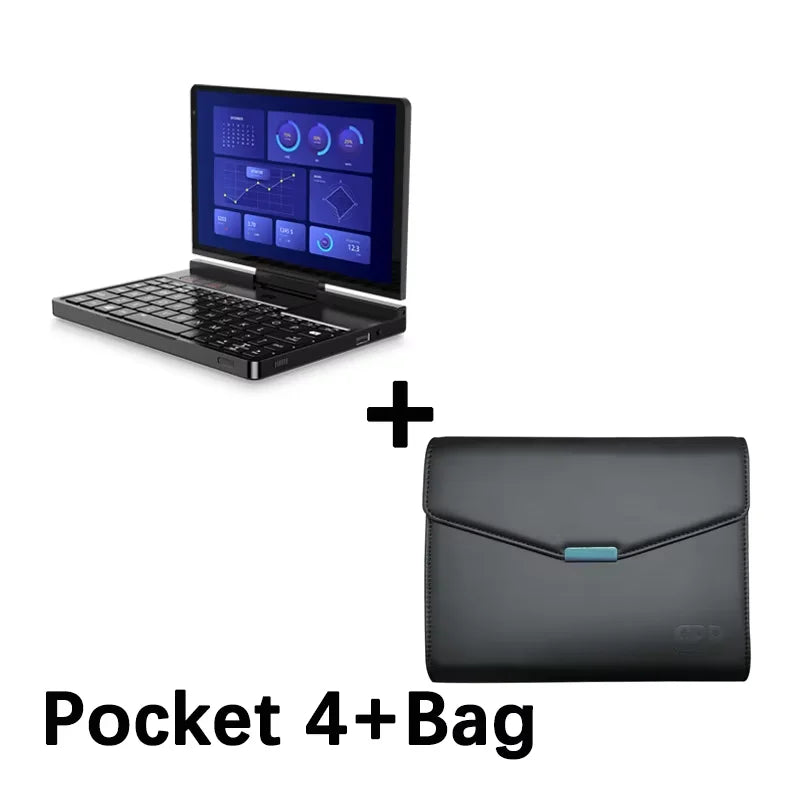 New 2025 version In stock! Original GPD Pocket 4 8.8-inch AMD AI 9 HX 370 64GB RAM 2TB NVMe Mini Laptop Computer for business