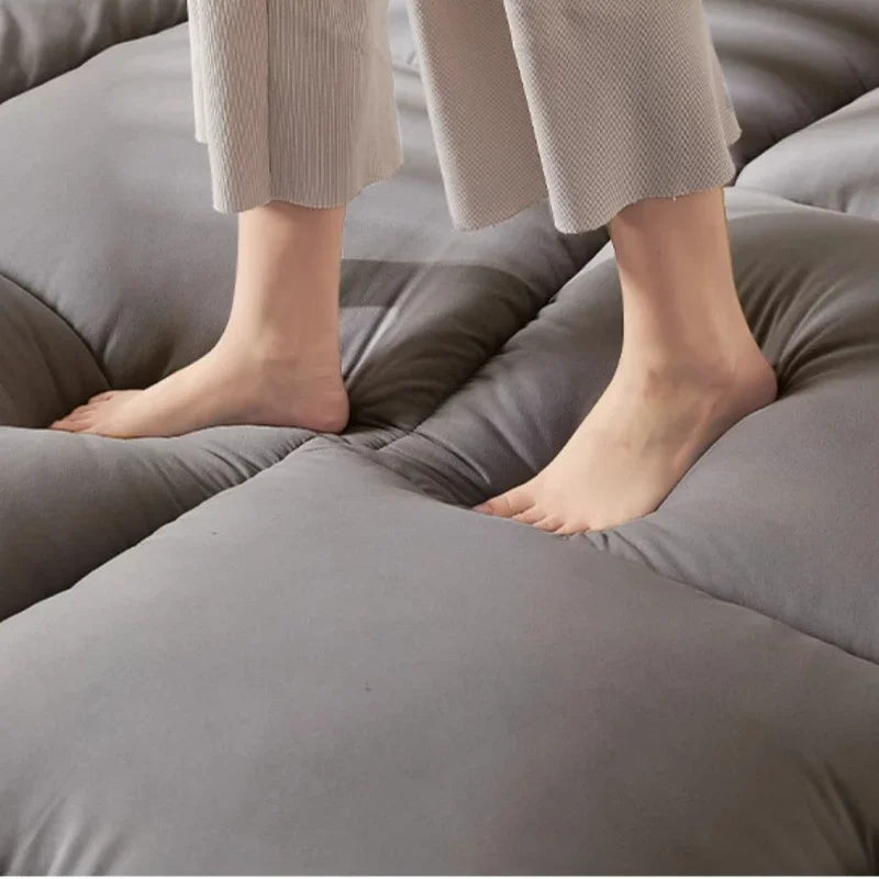 Tatami Soft Mattress for Dormitory Single Bed Mat Soy Fiber Cushioned Floor Mat Double Mattress for Comfortable Sleep
