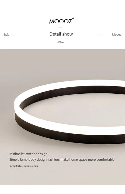 Modern LED Ceiling Lamp Chandelier for Living Dining Room Kitchen Bedroom Nordic Simple Round Home Decor Lighting Fixture Luster
