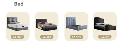 Luxury Hybrid Soft High Density Foam  Pocket Spring Queen Size Bed Mattress in a Box