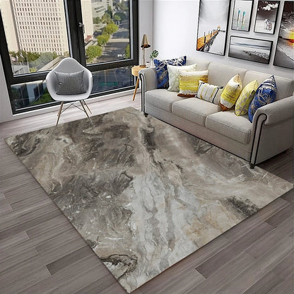 Luxurious Black Green Gold Colour Marble 3D Carpet Rug for Home Living Room Sofa Doormat Decor,kids Area Rug Non-slip Floor Mat