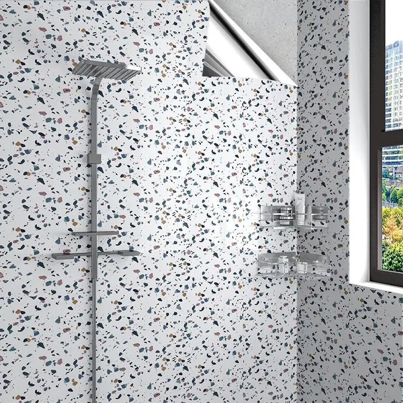 Foil Marble Self Adhesive Waterproof Wallpaper for Bathroom Wall Deocr Kitchen Oil Peoof High Temperature Resistance Stickers
