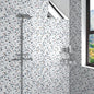 Foil Marble Self Adhesive Waterproof Wallpaper for Bathroom Wall Deocr Kitchen Oil Peoof High Temperature Resistance Stickers