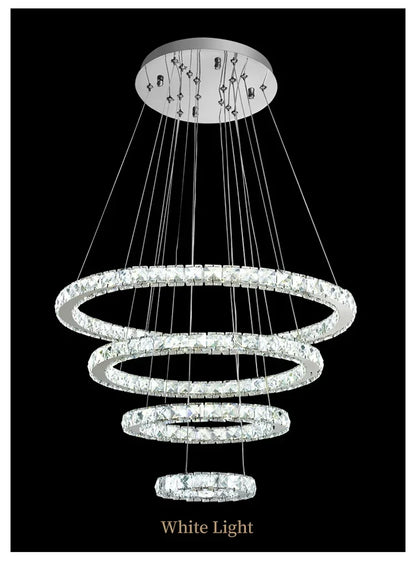2024 Modern Crystal Ceiling Hanging Chandeliers for Living Dining Table Room Bedroom Lamps Home Decorations Pendant Light Lustre