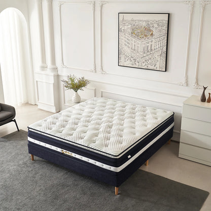 Cheap Price High Quality Latex Mattress Memory Foam Hypo-Allergenic Wholesale Queen Size Pocket Spring Bed Mattress