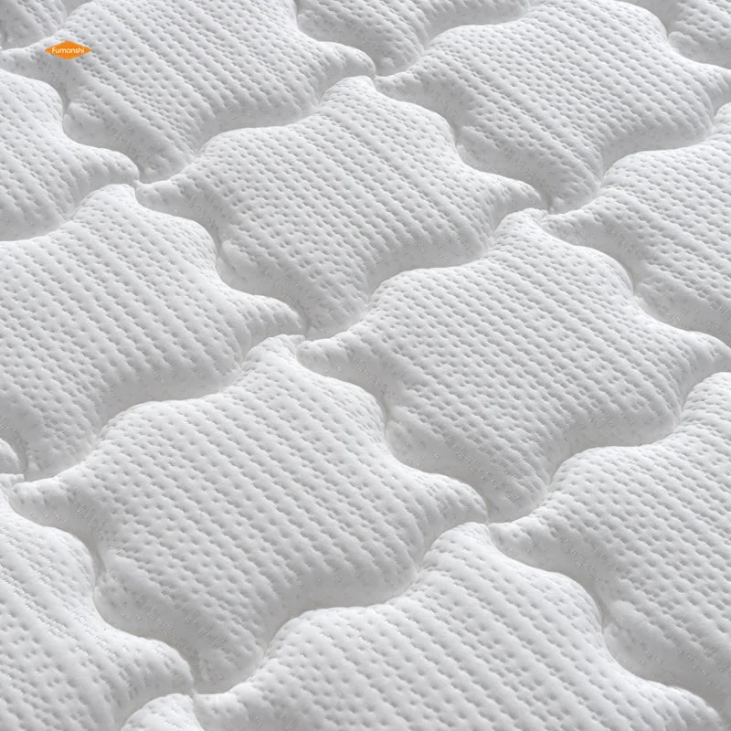 Wholesale Bed Mattresses Luxury California King Size Pillow Top Memory Foam Spring Hybrid Mattress