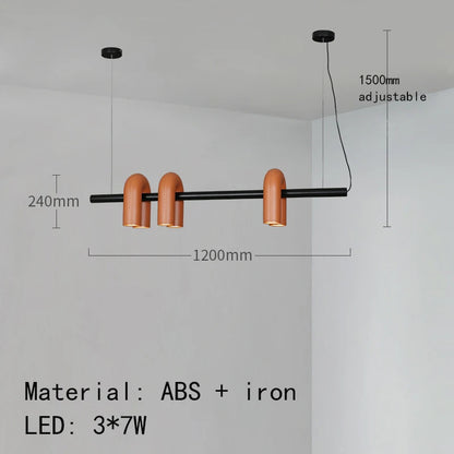 Cirkus scandinavian pendant light LED U-shaped tube chandelier Simple creative lamp Living Room Decoration restaurant lights