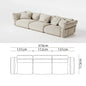 Italian Minimalist Sofas High Quality Modern Living Room Design Unusual Sofa Leisure Creative Comfortable Sillon Cama Furniture