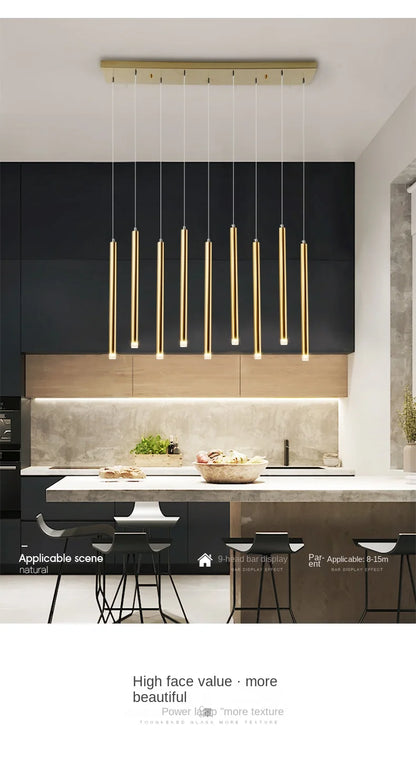 Modern Minimalist Led Dining Room Chandelier Nordic Luxury Living Room Lights Kitchen Island Dining Table Decorative Lamps