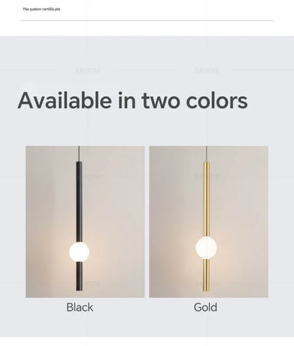 Modern Simple LED Pendant Lamp Living Room Bedroom Bedside TV Background Kitchen Island Restaurant Home Decor Lighting Fixture