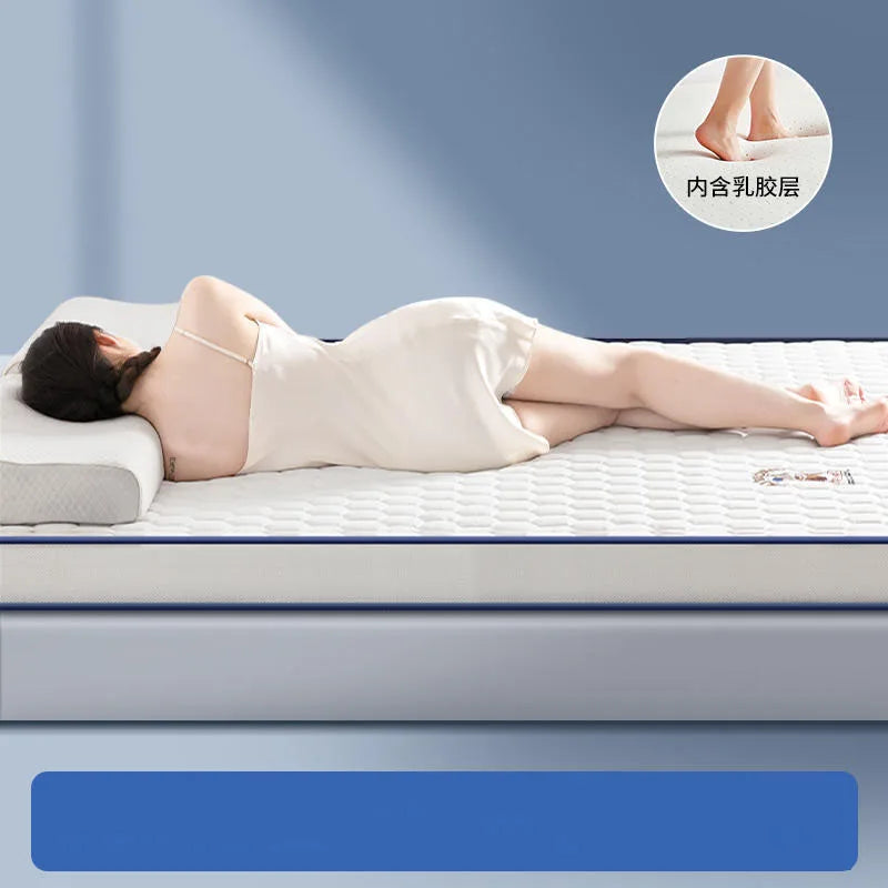 Latex mattress cushion Home bedroom tatami bed mat floor bedding sleeping mat Dormitory student single sponge mat