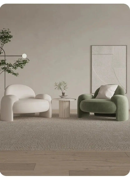 Living Room Single Sofa Balcony Leisure Chair Bedroom Sofa Chair Business Office Reception Hall Negotiation Sofas Chairs
