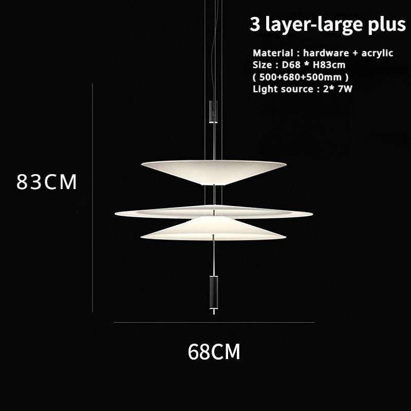 SANDYHA Modern Flying Saucer Style Chandeliers House Home Decor Led Pendant Lamps Kitchen Living Room Bedroom Interior Lighting
