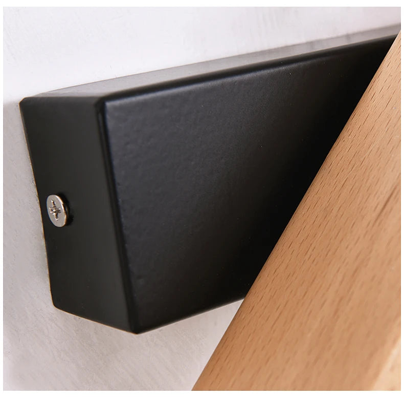New Rotatable Wall Lamp Nordic Solid Wood LED Wall Light Simple Bedside Study Reading Adjustable Lighting Home Decor Lamps