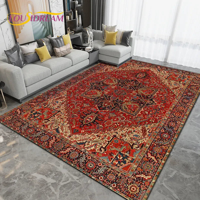 Persia Bohemia Nordic  Area Rug Large,Carpet Rug for Living Room Bedroom Sofa Doormat Decoration,kids Play Non-slip Floor Mat 3D