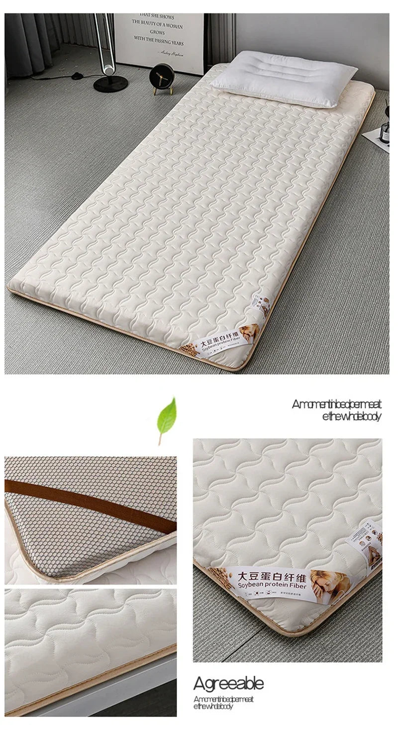 Bed Mattresses Toppers Comfortable Memory Foam Breathable Antibacterial Cushion Folding Mattress Quilt Sleeping Tatami Mats