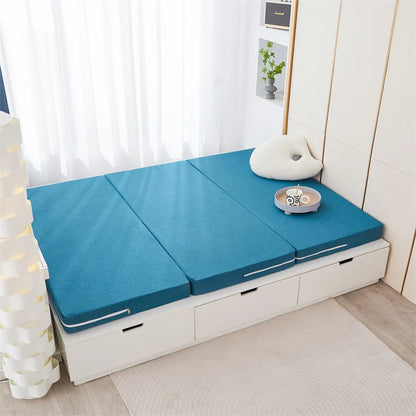 Folding Mattress Queen Size Memory Foam Mattress Japanese Tatami Sponge Mattress Multifunctional Removable Washable Mattress Pad