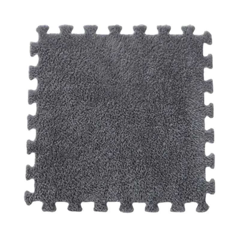 EVA Crawling Mat Stitching Suede Floor Mat Baby Play Mat Home Fashion Living Room Bedroom Puzzle Foam Carpet 30*30*1x1.0cm