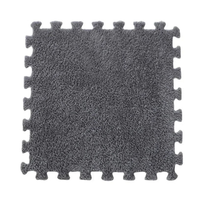 EVA Crawling Mat Stitching Suede Floor Mat Baby Play Mat Home Fashion Living Room Bedroom Puzzle Foam Carpet 30*30*1x1.0cm