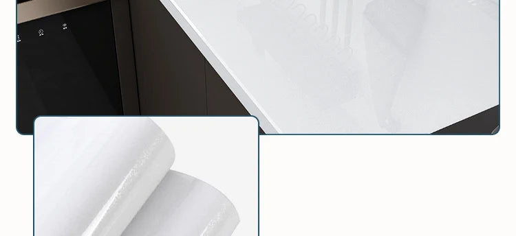 40cm Oil Fume Patch Kitchen Cabinet Storage Fire Resistance Waterproof Wall Stickers Thermal Insulation Self-adhesive Wallpaper