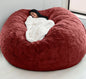 Soft Warm 180*90cm Fur Giant Removable Washable Bean Bag Bed Cover Comfortable Living Room Furniture Lazy Sofa Coat