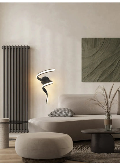 Modern Minimalist LED Wall Lamp Home Indoor Decor wall Sconce For Living Room Bedroom Bedside Lustres Backgroud Light Decoration