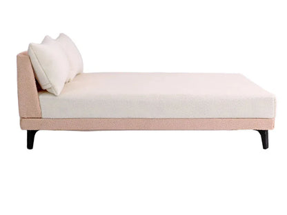 1:12 Dollhouse Miniature Furniture Modern Bedroom Bed /W Pillows Fabric Bed OB11 Toy