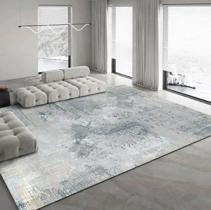 Light Luxury Splashing Ink Living Room Large Area Carpet Bedroom Decor Rugs Non-slip Floor Mat Lounge Rug Hotel Lobby Carpets