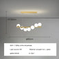 Modern Led Long Ceiling Chandelier Suspension Glass Balls Dining Table Room Kitchen Home Decor Hanging Lamp Front Desk Lights