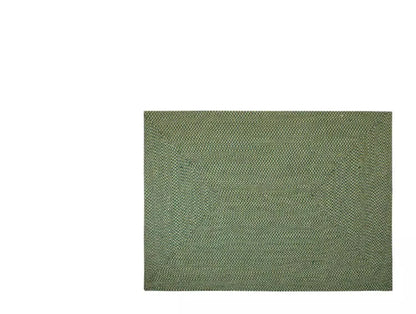 Green Hand Woven Cotton Carpet Living Room Light Luxury Modern Villa Area Rug Decor Home Study Non-slip Mat Bedroom Rug Large