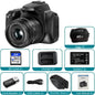 4K Professional Video SLR Camera 64MP Vlog Digital Cameras for Youtube Livestream Webcam 10X Optical Zoom Photography Camcorder