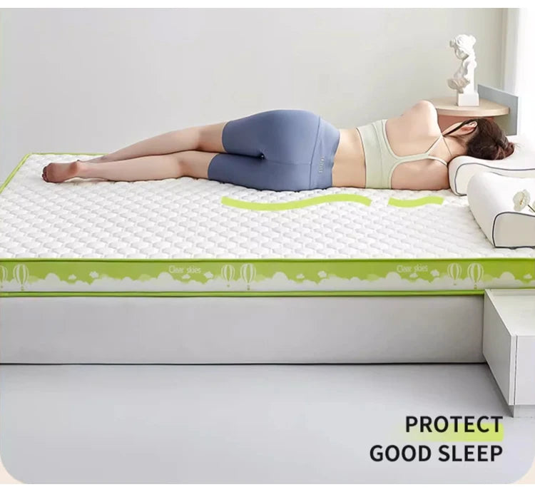 Thai latex filling Mattress Floor mat Foldable Slow rebound Tatami Cushion Cover Bedspreads 5/8cm thickness King Twin Queen Size