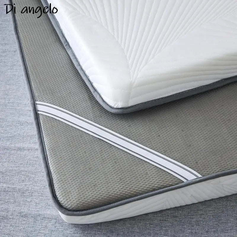 Elastic Stereoscopic Latex Mattress, Cushion, Home, Double, Foldable, Comfortable, Tatami Mat, Sleeping Pad, Soft Mattress, # SW