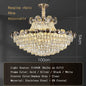 2024 Modern Large Luxury Living Room Chandeliers for Staircase Designer Crystal Pendant Lamps Home Decor Lighting Lustre Fixture