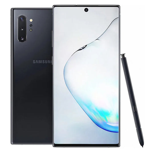 Samsung Galaxy Note10+ N975U1 Note10 Plus 6.8" AMOLED 256/512GB ROM 12GB RAM Snapdragon Fingerprint NFC 4G Original Cell Phone