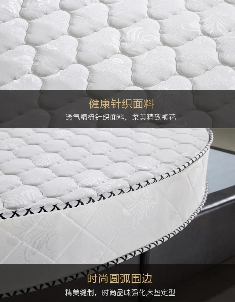 Cozy Spring Round Mattresses Hard Foldable Folding Queen Round Mattress King Size Sleeping Colchon Plegable Bedroom Furniture