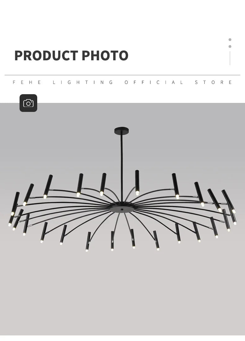 Living room lamp, new light luxury bedroom chandelier Nordic lamps modern minimalist atmosphere For home dining room Lights