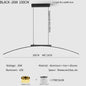 Pendant Light Nordic Chandelier Interior Décor Strip Curved Bridge LED Hanging Lamp Bedroom Living Room Home Lighting Fixtures