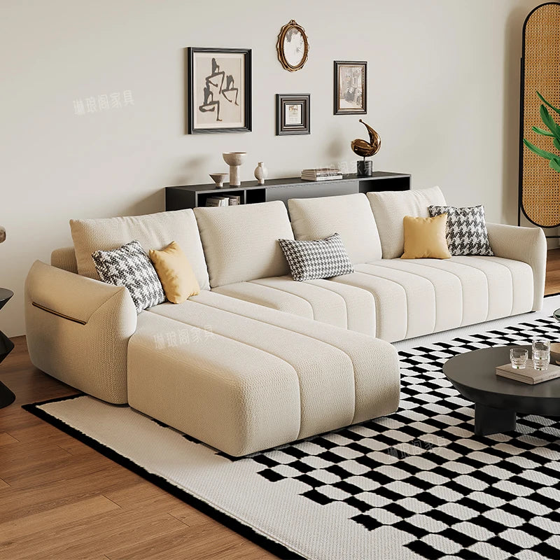 Corner Nordic Living Room Sofas Modern Floor Lounge White Outdoor Sofa Designer Love Seat Sectional Divano Trendy Furniture