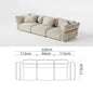 Italian Minimalist Sofas High Quality Modern Living Room Design Unusual Sofa Leisure Creative Comfortable Sillon Cama Furniture