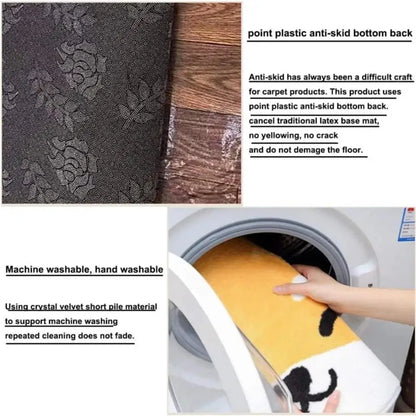 Non-slip Kitchen Carpets for Living Room Long Area Rug Kitchen Floor M0at Carpets Entrance Door Mat Home Decor Alfombra Tapis