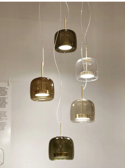 Glass LED Pendant Light for Kitchen, Restaurant, Hanging Lamp, Modern Bedroom, Bedside Shop Decoration, Ceiling Chandeliers, Lustres Decor