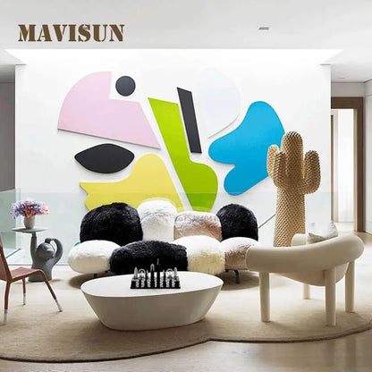 Pink Sofa Set Living Room Sectional Home Office Furniture Modern Luxury Elegant Single 3 Seater Sofa Individual Armchair