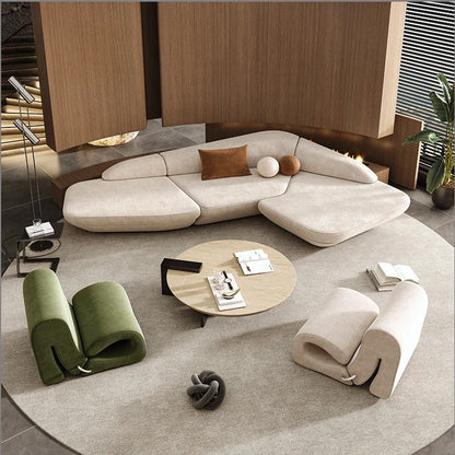 Design European Modern Sofas Leisure Light Luxury  Comfortable High Quality Living Room Sofa Sectional Decor  Muebles Furniture