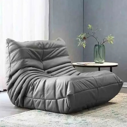 Fireside Chair for Adult Armless Floor Sofa Soft Comfy Lounge Chair Foam Sofa Accent Chair for Living Room Bedroom Bean Bag Sofa