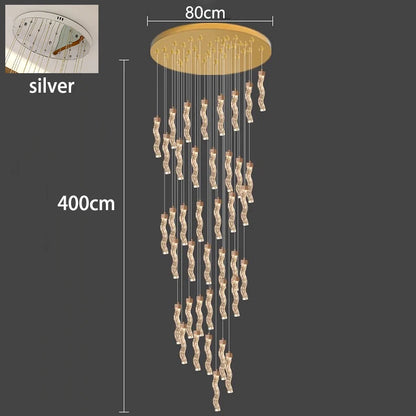 Nordic home decoration, stair chandelier, living room bedroom and dining room Pendant lights, ceiling light, indoor lighting