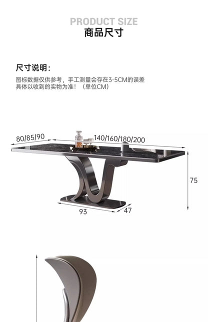Kitchen Luxury Dining Table Modern Study Large Industrial Bar Living Room Home Furniture Mesas De Comedor Extended Garden JGY
