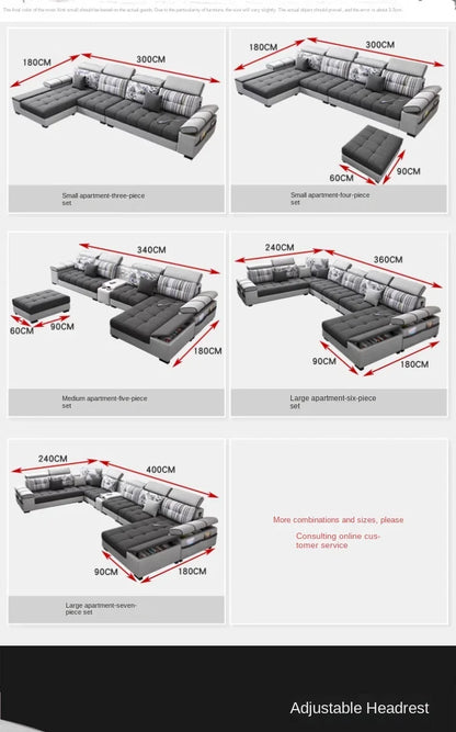 Gray Large Wood Sofas Filler Waterproof Design Lazy Lounges Puffs Couch Salon Recliner Luxury Canape Salon Furniture Home