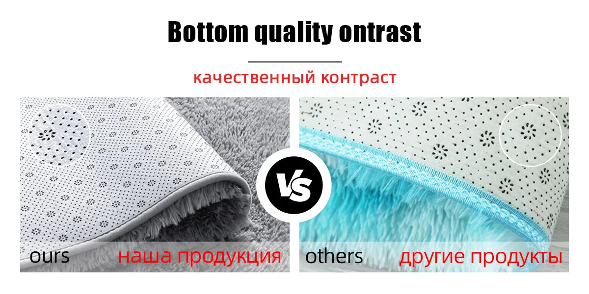Thicken plush carpet home decoration Large Area Rug Fluffy warm winter carpets for living room rugs for Bedroom floor mats